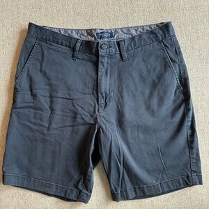 Nautica Men's Navy Flat Front Shorts